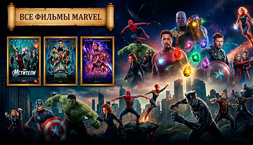 Коллекция Все фильмы Marvel